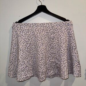 Purple Floral Skirt Size Large